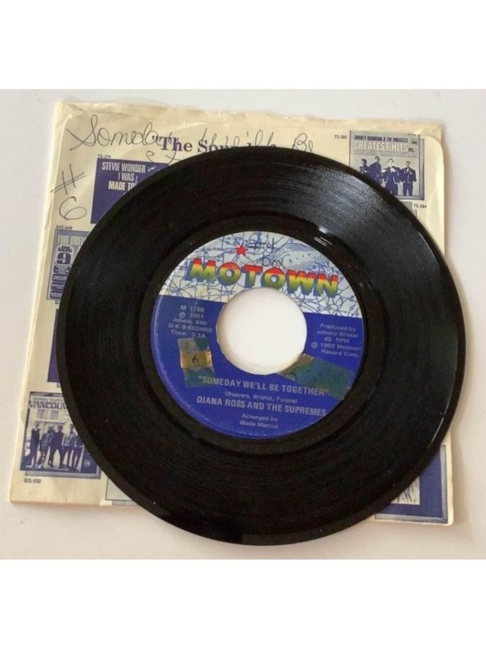 Diana Ross And The Supremes - He’s My Sunny Boy & Someday We’ll Be Together 45 R